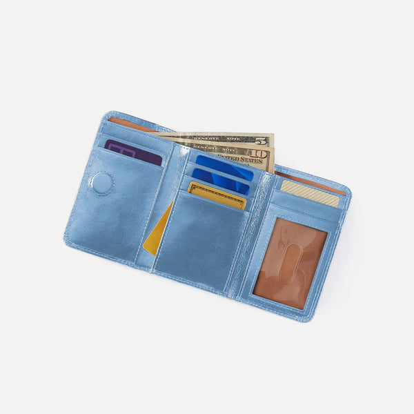 Jill Trifold Wallet | Faded Denim