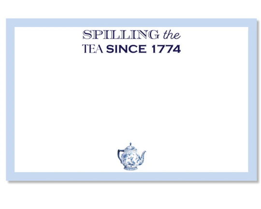 Spilling the Tea + Chinoiserie Teapot Slab Pad