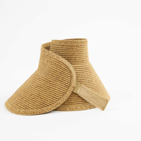 Signature Women's Ultrabraid Large Brim Visor | Coffee