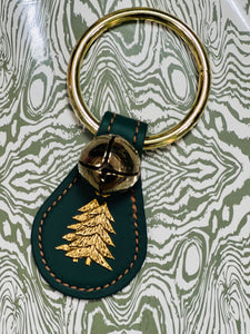 Christmas Tree Charm Bell Door Knob Hanger