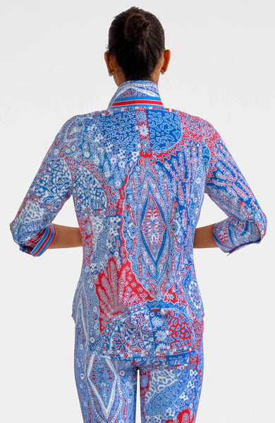 Boyfriend Shirt - Grand Bazaar Blues