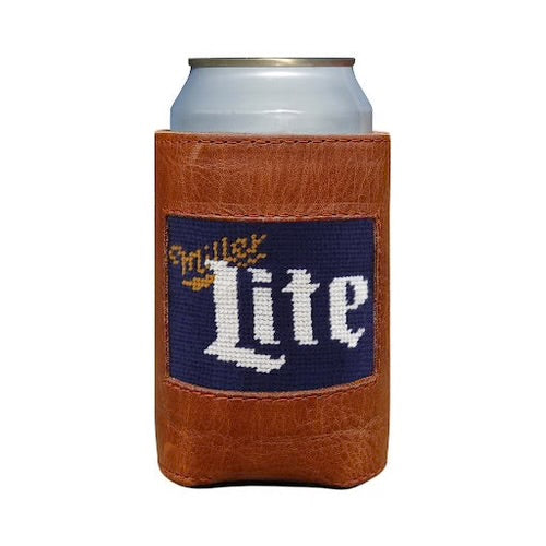 Miller Lite Needlepoint Can Cooler