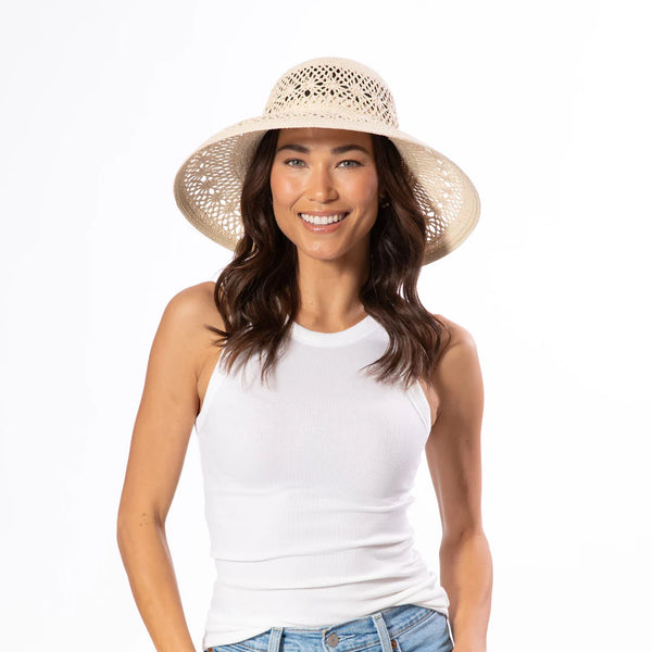Sandy - Woven Round Crown Hat