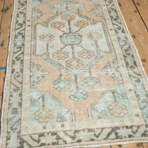 Vintage Distressed Oushak Rug Runner | 2.5 x 5.5