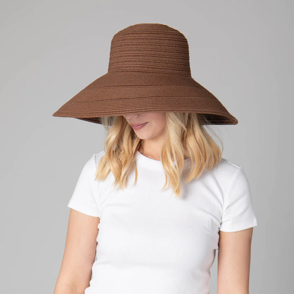 Newport - Women's 6-way Round Crown Sun Hat | Brown