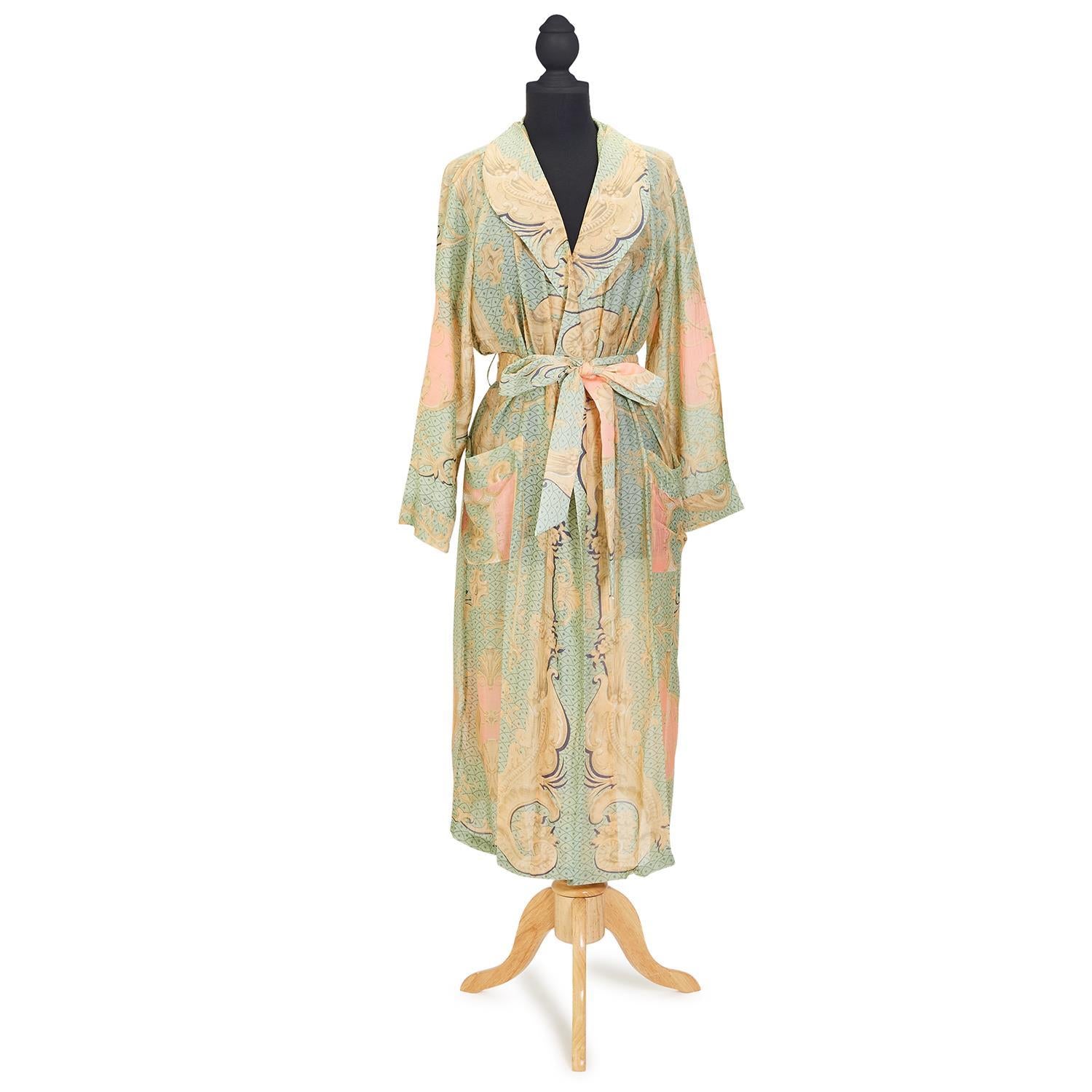 Aqua Rococo Robe