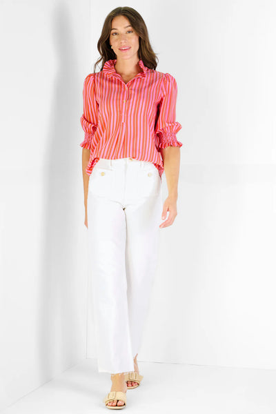 Percy Popover | Red and Pink Stripe