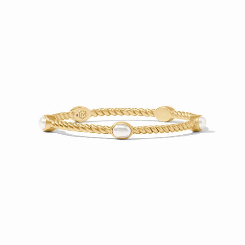 Nassau Stone Bangle | Pearl