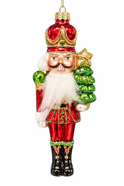 Nutcracker with Beard Ornament