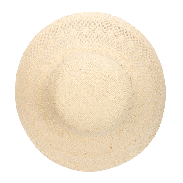 Sandy - Woven Round Crown Hat