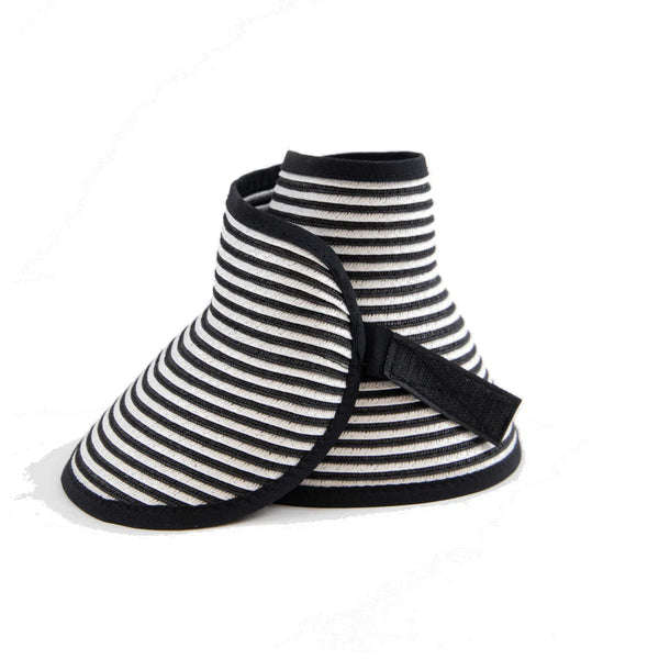 Signature Women's Ultrabraid Large Brim Visor | Black White Stripes