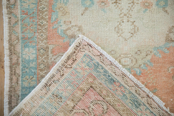 Vintage Distressed Oushak Rug Runner | 2.5 x 5