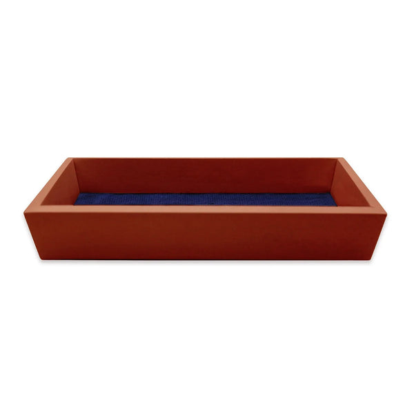 Black Lab Walking Valet Tray | Blueberry | Chestnut Wood