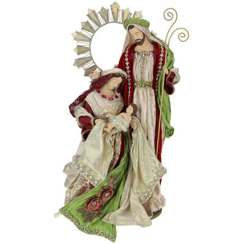 Elegant Holy Family | Red | 21"