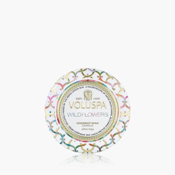 Wildflowers - Mini Tin Candle