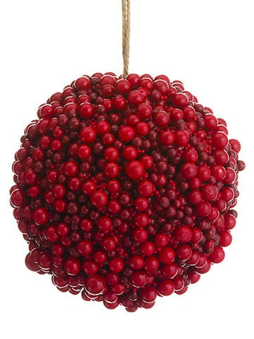 4.5" Berry Ball Ornament