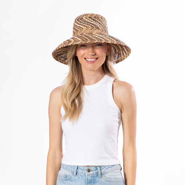 The Briza - Open Weave Round Crown Hat