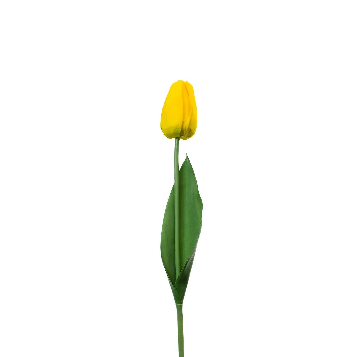 Real Touch Tulip - Yellow - 17 Inch