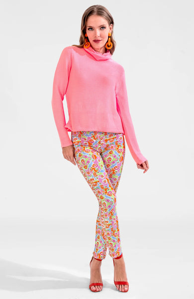 Knit Knit Turtleneck Sweater | Pale Pink