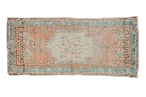 Vintage Distressed Oushak Rug Runner | 2.5 x 5