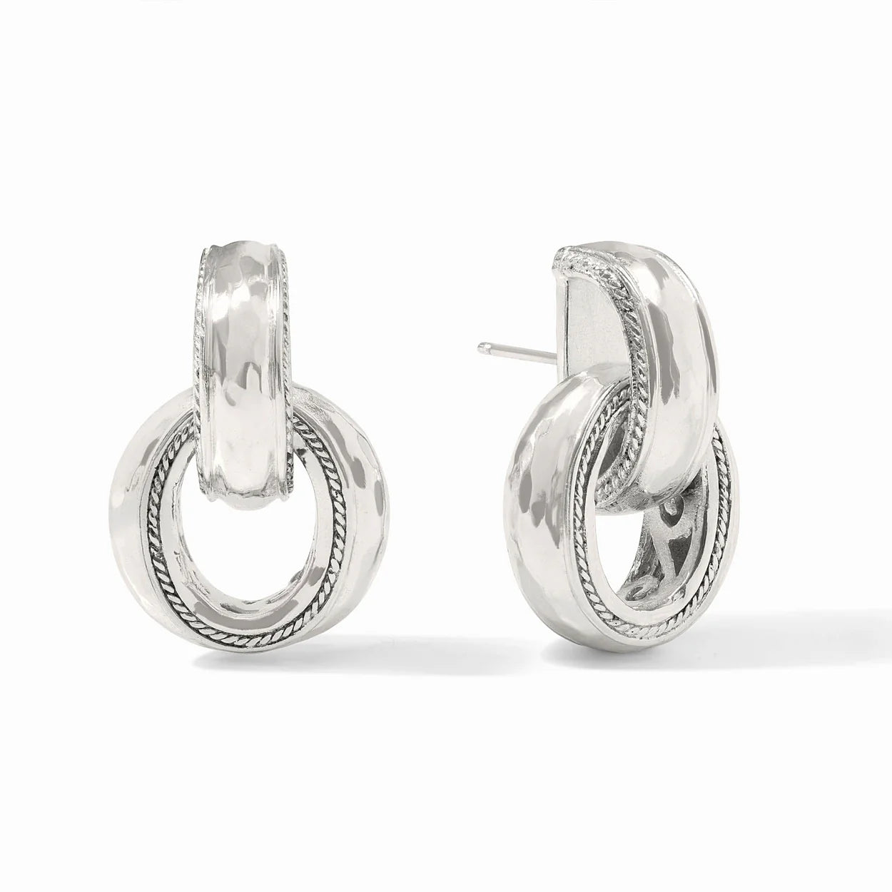 Cannes Doorknocker Earring | Silver