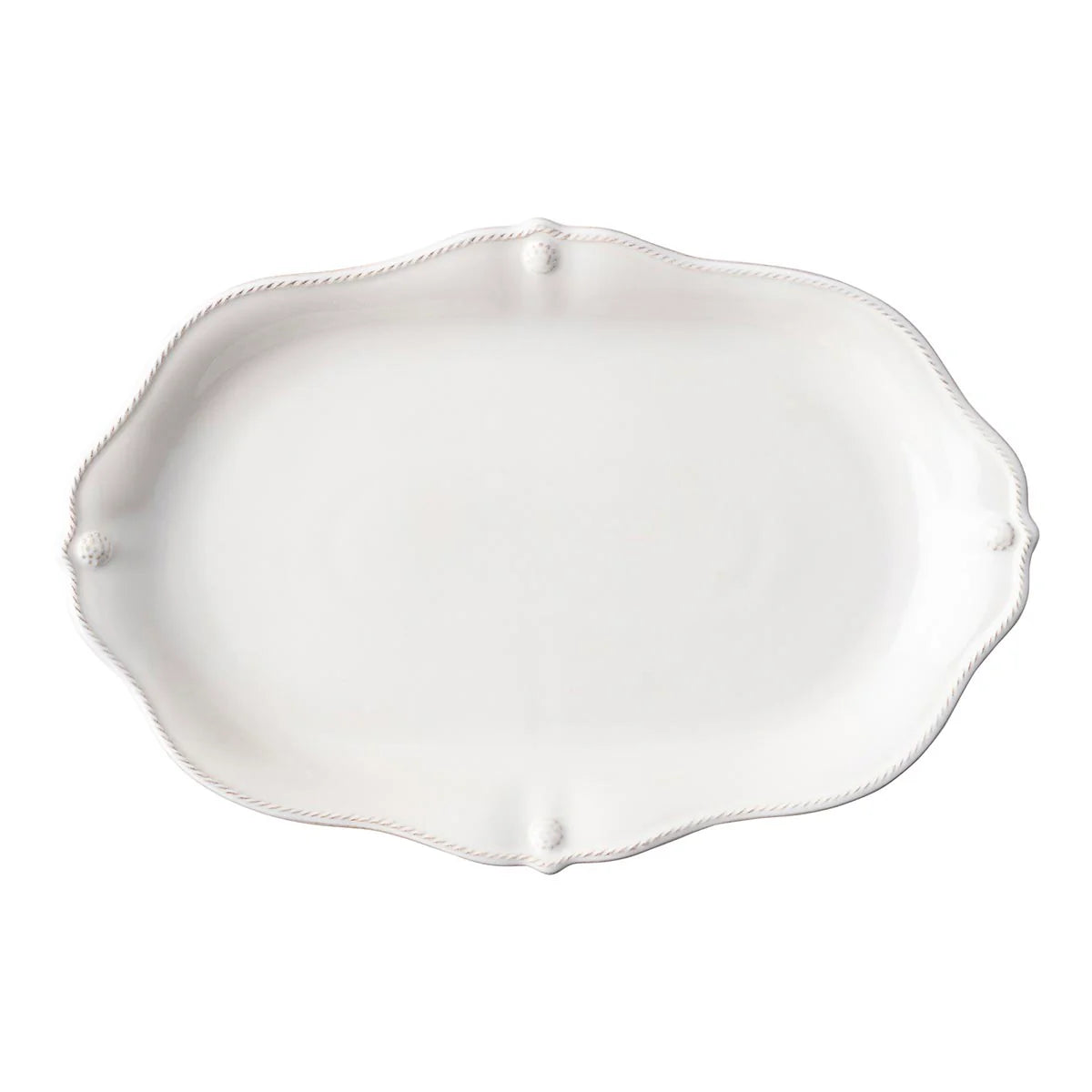 Berry & Thread 16" Platter - Whitewash