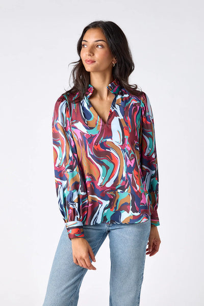 Lyla Blouse | Color Current