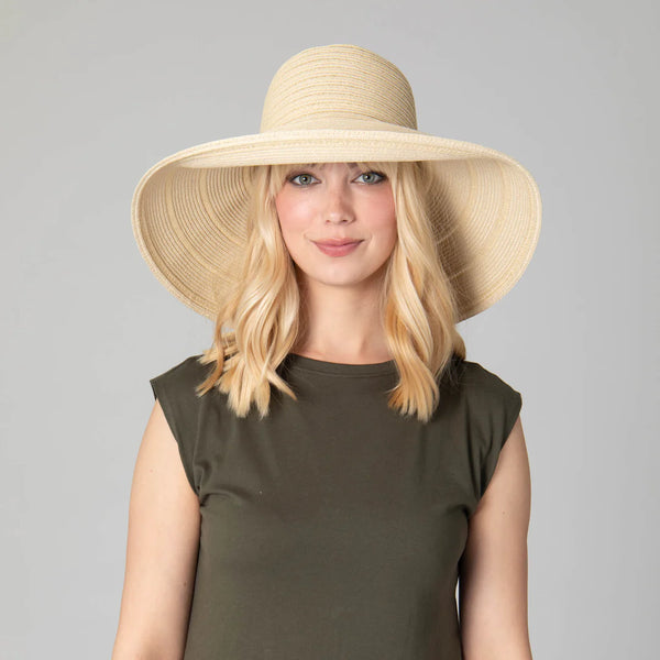 Newport - Women's 6-way Round Crown Sun Hat | Natural