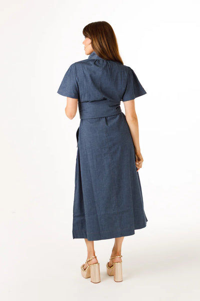 Gretchen Dress | Stretch Denim