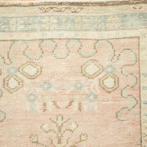 Vintage Distressed Oushak Rug Runner | 2.5 x 5.5