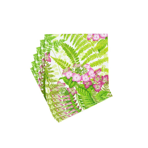 Fern Garden Paper Cocktail Napkins
