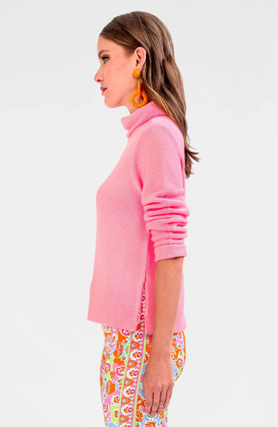 Knit Knit Turtleneck Sweater | Pale Pink