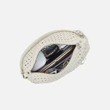 Avon Shoulder Bag | Woven Leather | Whitecap