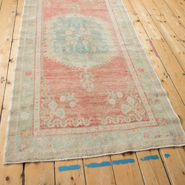 Vintage Distressed Oushak Rug Runner | 3 x 6.5