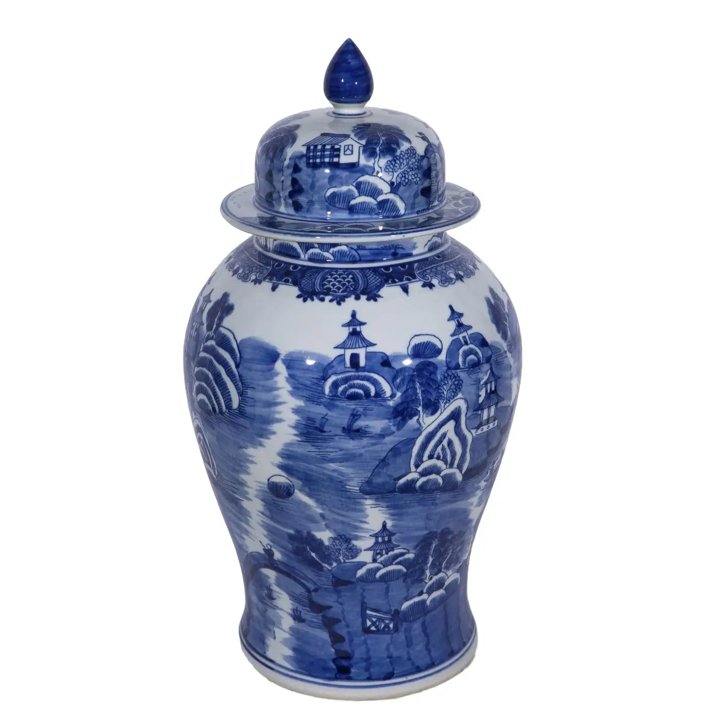 Mountain Pagoda Temple Jar | Medium