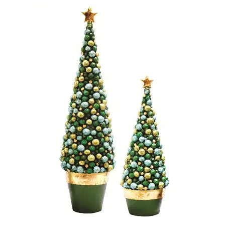Evergreen Bolsie Cone Tree with Star