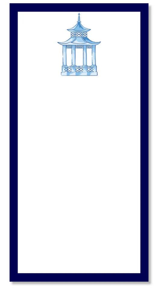 Blue Pagoda Notepad