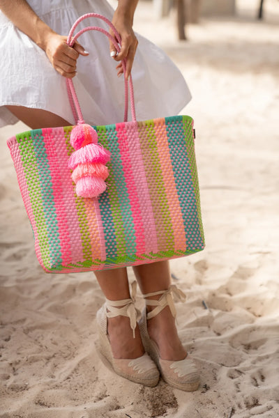 Rain Paradise Citron Tote | Medium