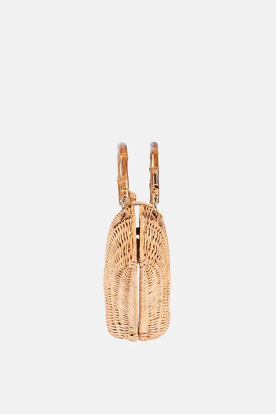 Shelie Bamboo Crossbody Bag