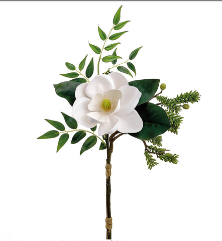 20" Magnolia/Pine Bundle with Greenery