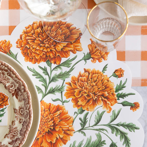 Die-cut Marigold Bouquet Placemat