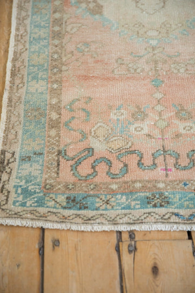 Vintage Distressed Oushak Rug Runner | 2.5 x 5