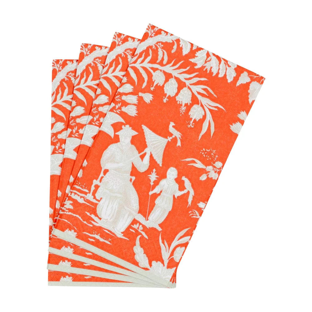 Silk Road Toile Mandarin Paper Guest Towel Napkins