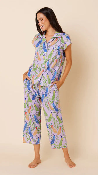 Posh Peacock Luxe Pima Capri Set