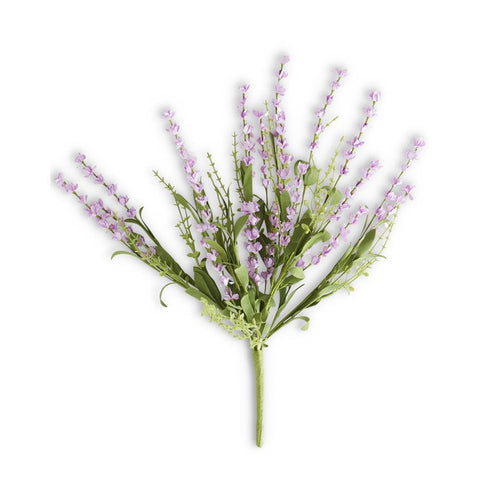 19" Purple Lavender Bush with Eva Foliage