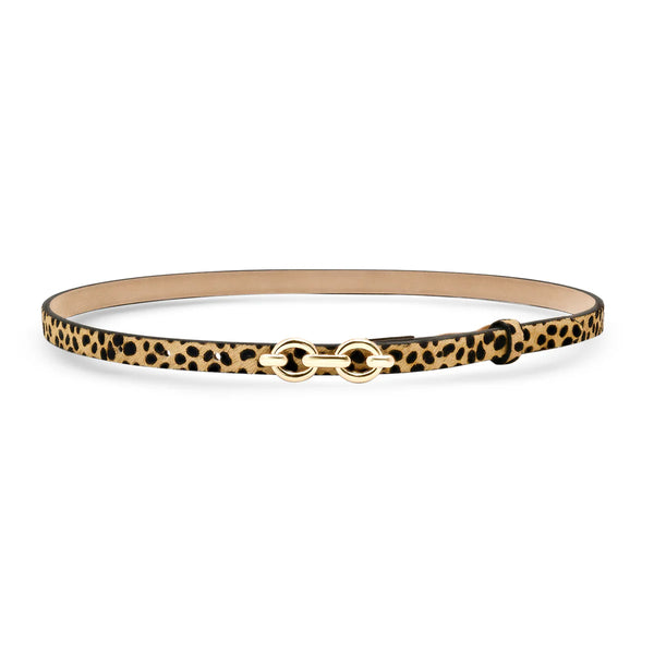 Formosa Belt | Cheetah Print Hair-On/Gold