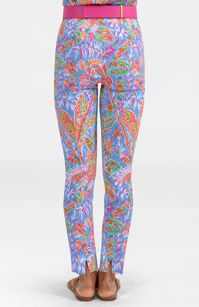 GripeLess Pull On Pant | VIntage Vines Periwinkle