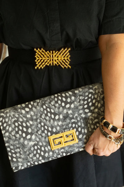 Black Interchangeable Stretch Belt Band