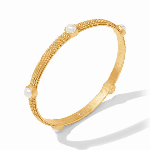 Cabochon Bangle | Pearl