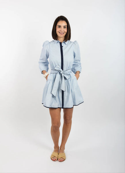 Jana Dress - Blue Stripe